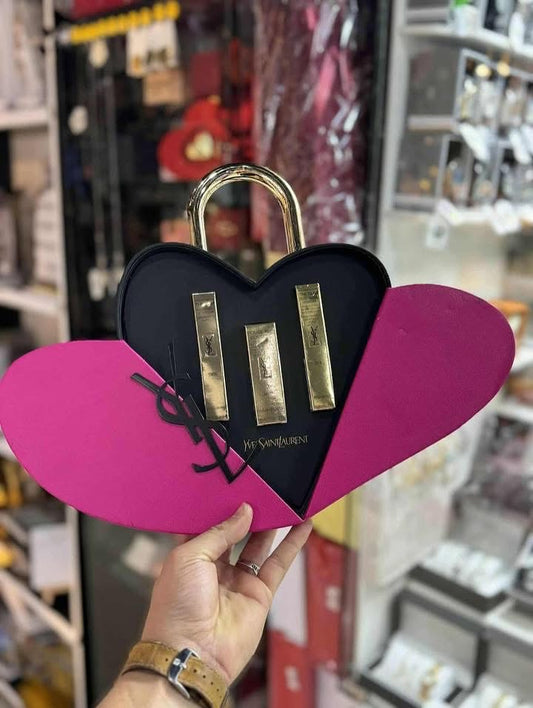 Y-SL Limited Edition Valentine Gift Box + 3 Lipstick pieces
