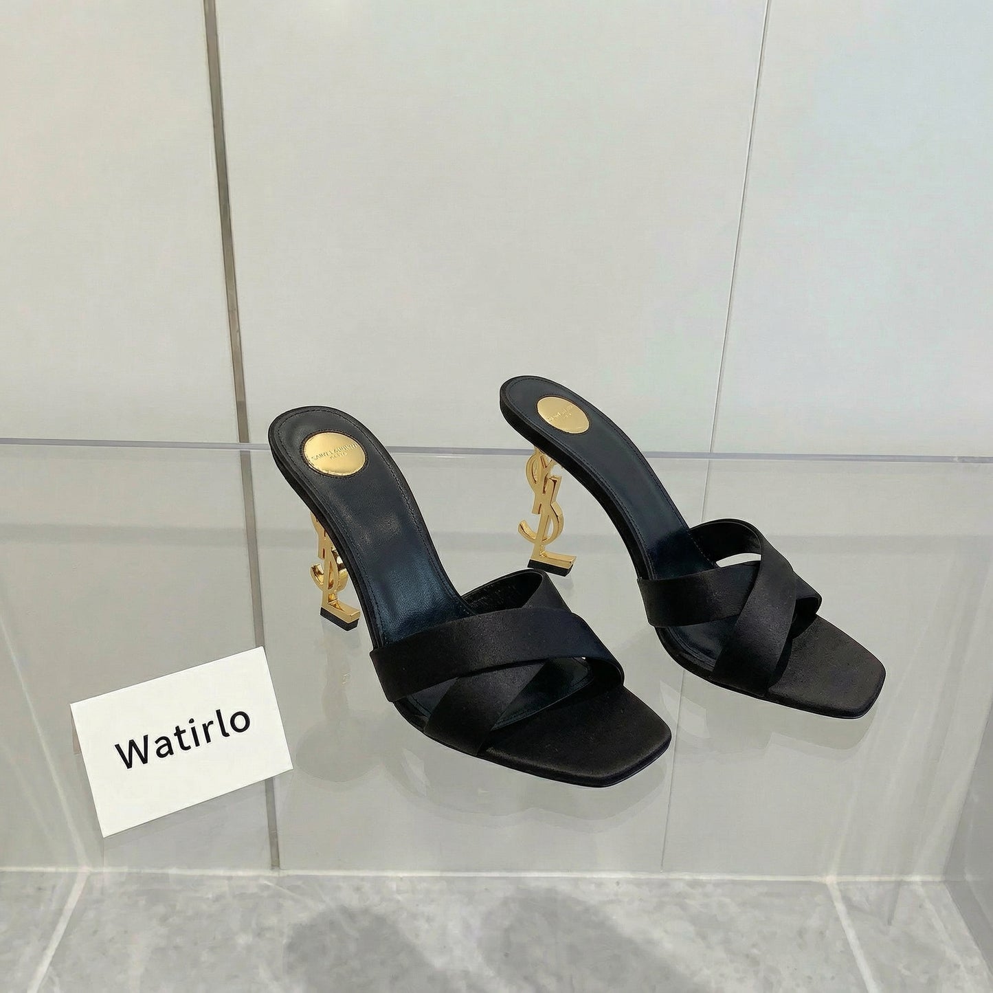 Y-SL Opyum Satin Mules