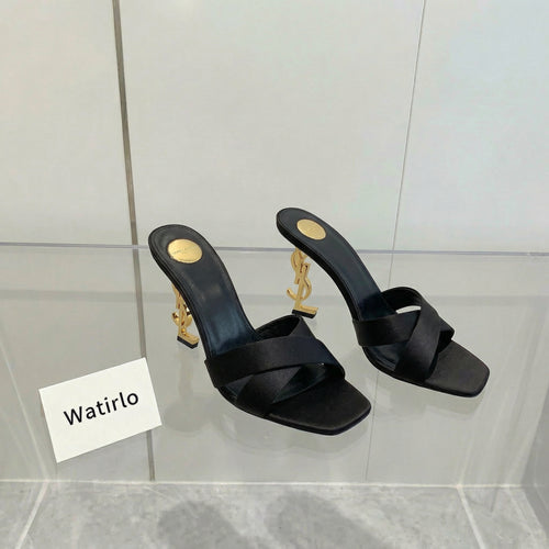 Y-SL Opyum Satin Mules
