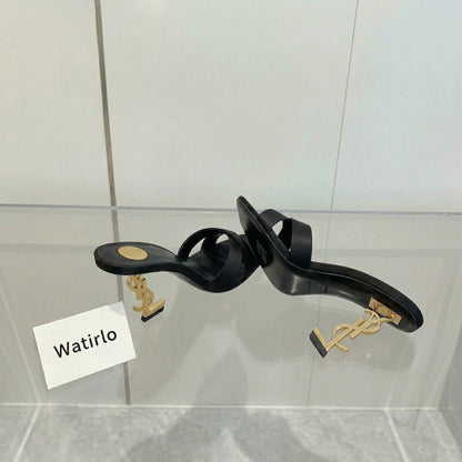 Y-SL Opyum Satin Mules