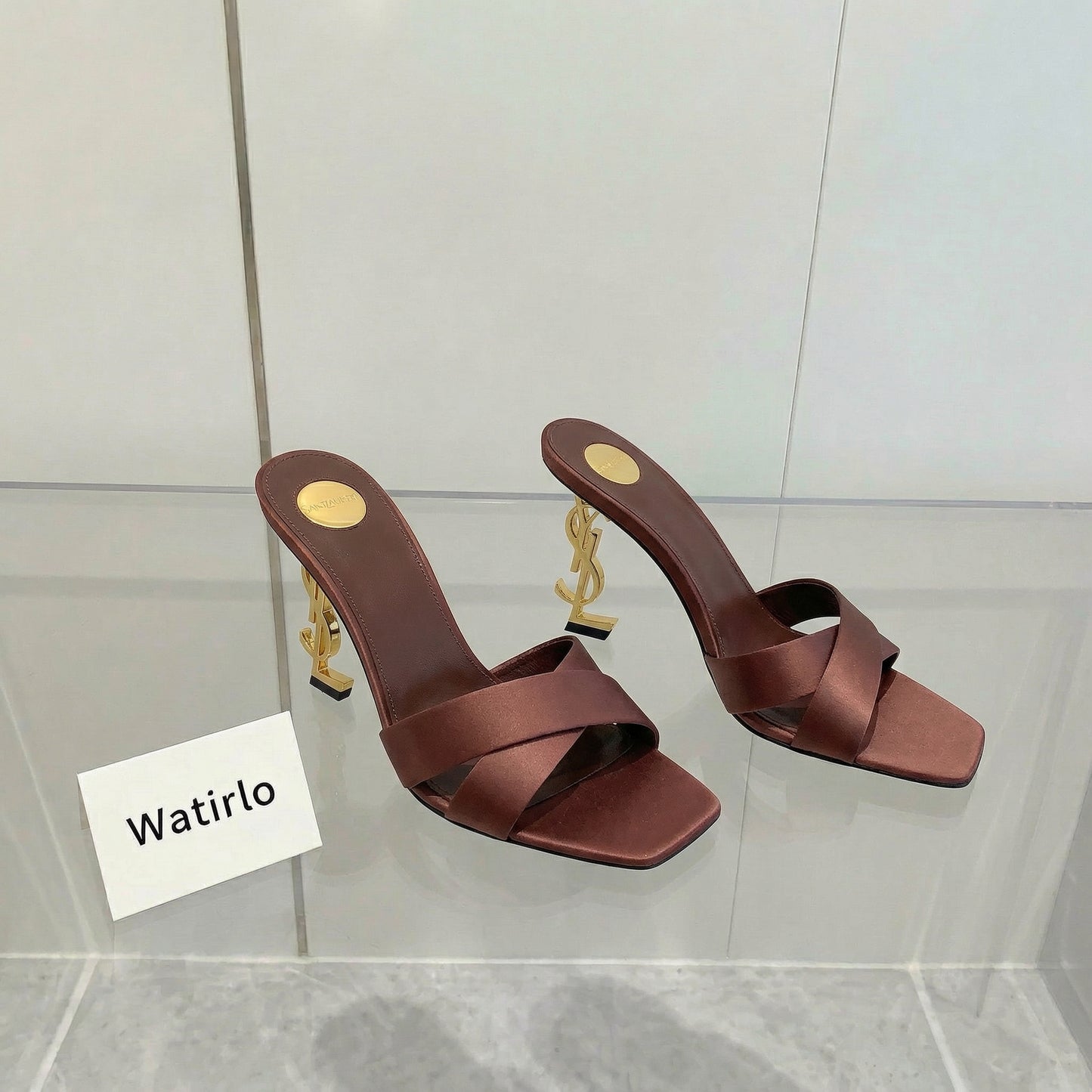 Y-SL Opyum Satin Mules