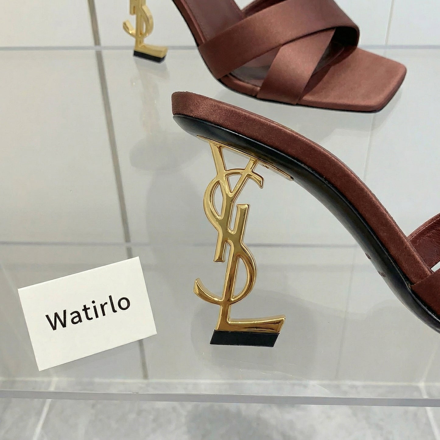 Y-SL Opyum Satin Mules