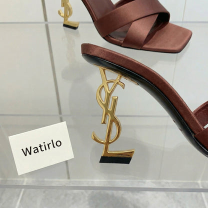 Y-SL Opyum Satin Mules