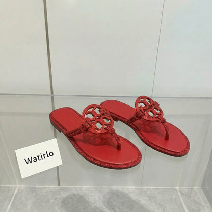 TB Miller Sparkly Embellished Slides