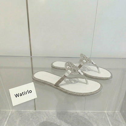 TB Miller Sparkly Embellished Slides