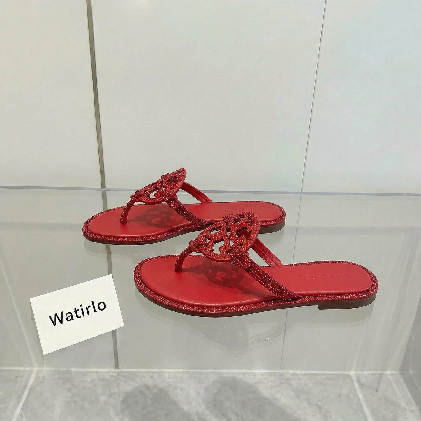TB Miller Sparkly Embellished Slides
