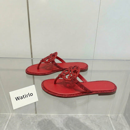 TB Miller Sparkly Embellished Slides