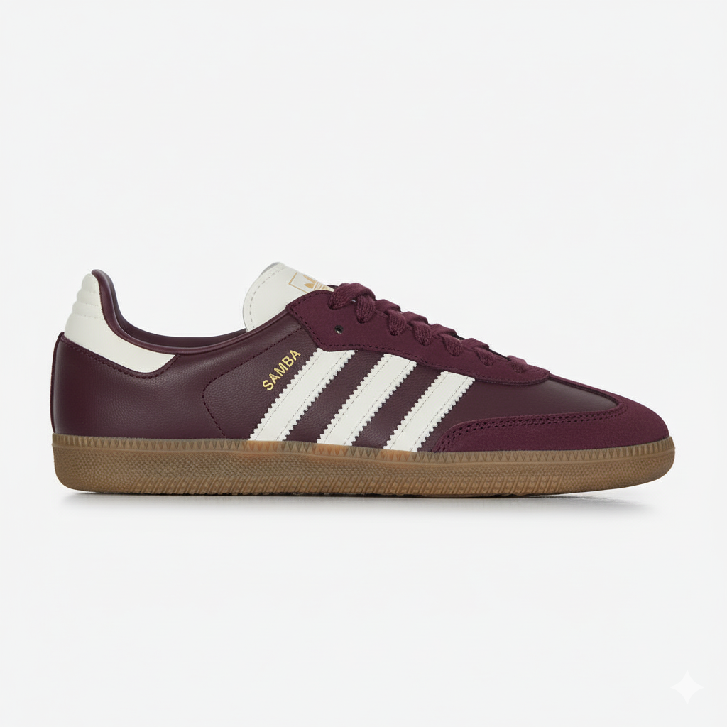 Samb-a Burgundy Viral Shoes