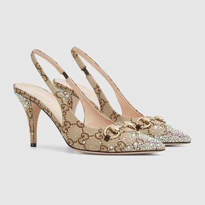 GC Crystal Viral Slingback Heels