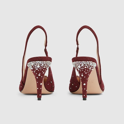 GC Crystal Viral Slingback Heels