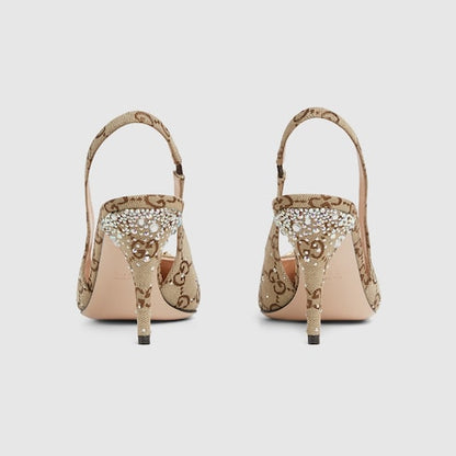 GC Crystal Viral Slingback Heels