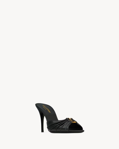 Y-sl Babylone Mules - Smooth Leather